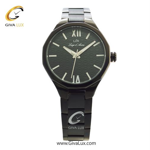 ساعت مچی اورجینال زنانه LdA | لوئیجی د آنا | Luigi d'Ana مشکی | مشکی| مشکی| کد رفرنس 2376